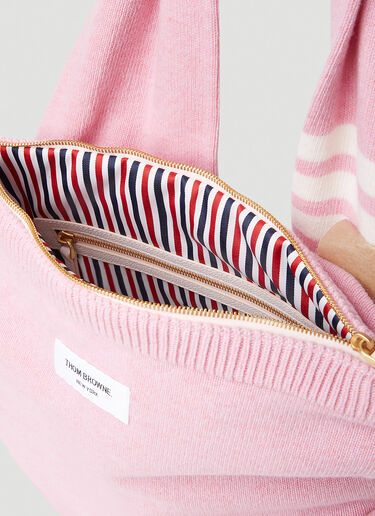 Sweater Shoulder Bag Thom Browne Sweater Shoulder Bag Pink thb0151050