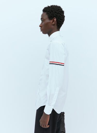 Thom Browne 可调节袖袢系扣衬衫  白色 thb0153017