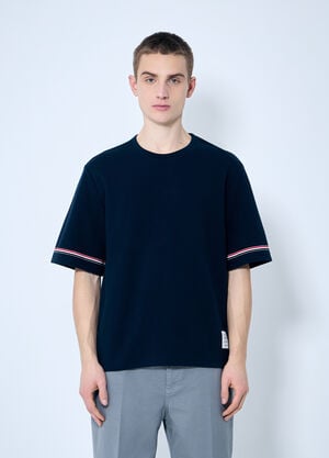 Thom Browne 棉质橄榄球毛衣  藏蓝色 thb0159005