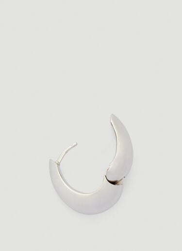 Ice Hoop Medium Earrings Tom Wood Ice Hoop Medium Earrings Silver tmw0240001