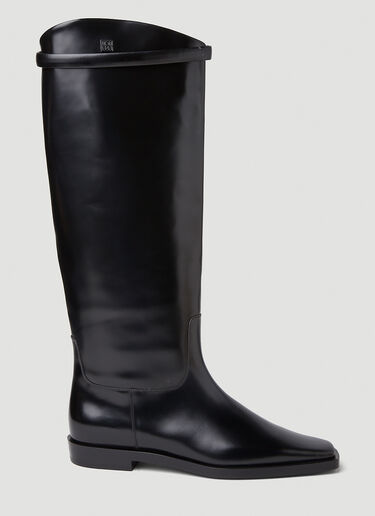TOTEME Riding Boots Black tot0251006
