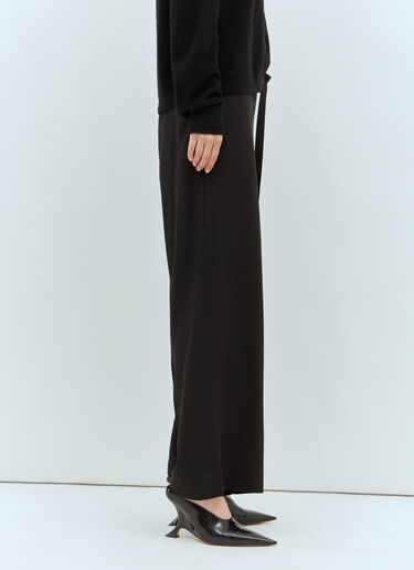 Tie-Waist Pants TOTEME Tie-Waist Pants Black tot0257018