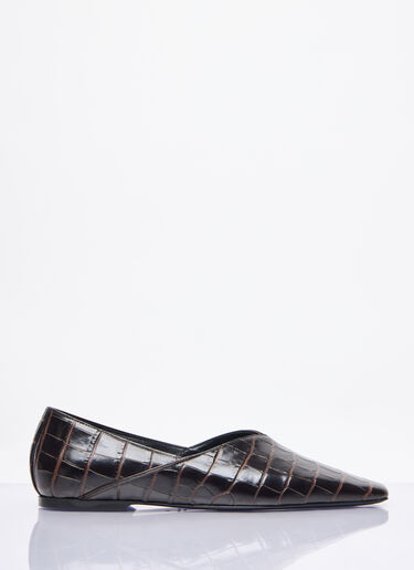The Everyday Flat Shoes TOTEME The Everyday Flat Shoes Brown tot0258015