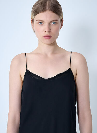 TOTEME Satin Slip Dress Black tot0261040