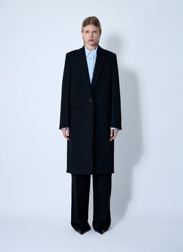TOTEME Classic Tailored Coat Black tot0261043