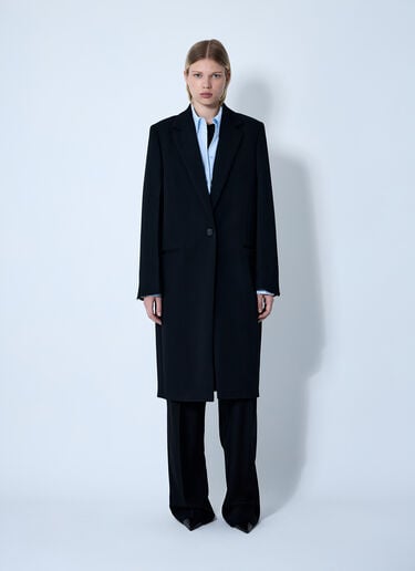 TOTEME Classic Tailored Coat Black tot0261043