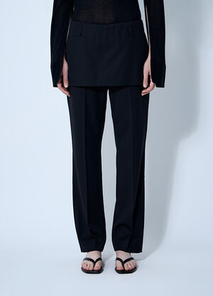 TOTEME Skirt Pants Black tot0261056