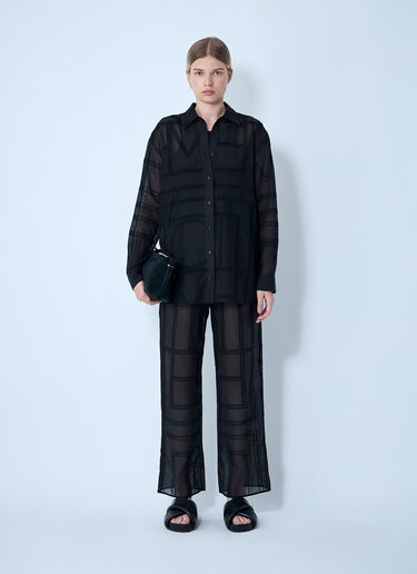 Monogram Pants TOTEME Monogram Pants Black tot0261061