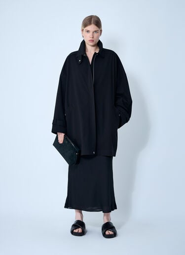 TOTEME Oversized Trench Jacket Black tot0261062