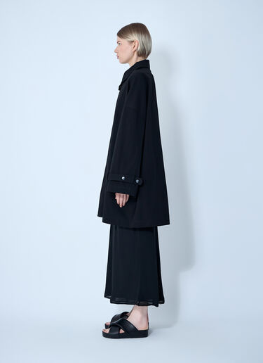 TOTEME Oversized Trench Jacket Black tot0261062
