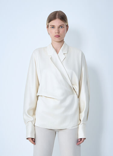 Wrap Shirt TOTEME Wrap Shirt Beige tot0261069