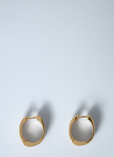 Signature Hoop Earrings TOTEME Signature Hoop Earrings Gold tot0261074