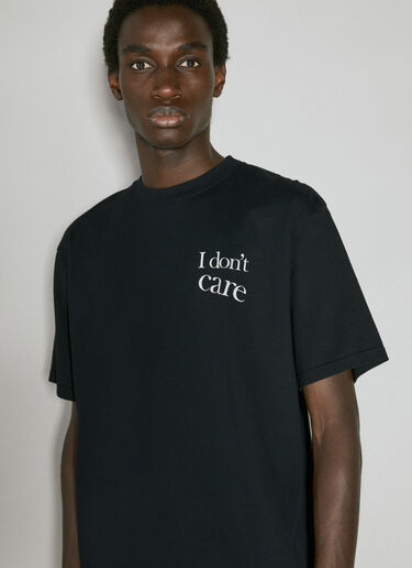 I Don't Care T-Shirt UNDERCOVER I Don't Care T-Shirt Black und0154001