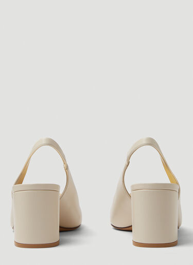 Valentino 원 스터드 슬링백 힐 크림 val0249018