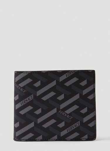 Graphic Bifold Wallet Versace Graphic Bifold Wallet Black ver0149054