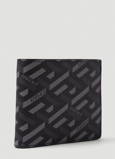 Versace Graphic Bifold Wallet Black ver0149054