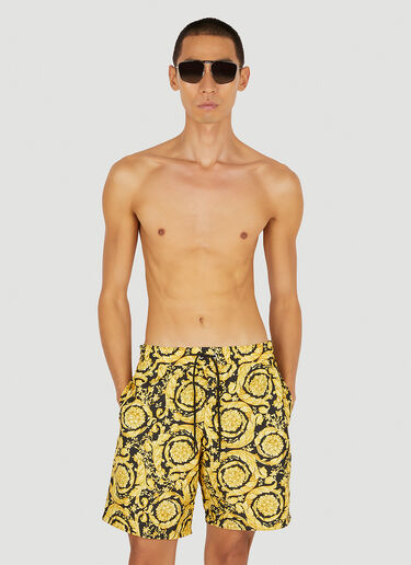 Barocco Swim Shorts Versace Barocco Swim Shorts Black ver0150011