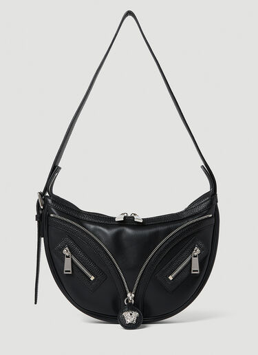 La Medusa Small Repeat Crossbody Bag Versace La Medusa Small Repeat Crossbody Bag Black ver0152033