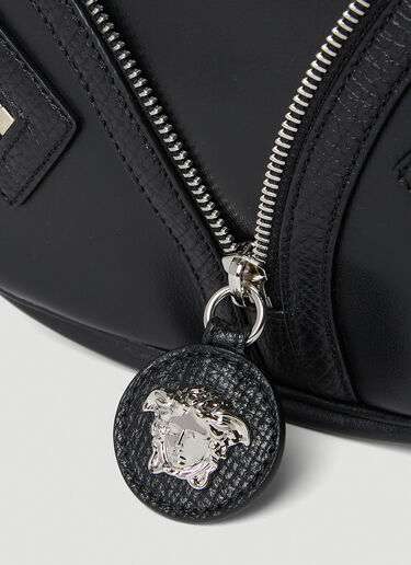 La Medusa Small Repeat Crossbody Bag Versace La Medusa Small Repeat Crossbody Bag Black ver0152033