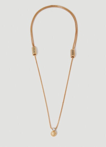 Medusa Pendant Necklace Versace Medusa Pendant Necklace Gold ver0152045