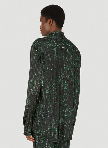 그린 코드 저지 셔츠 VETEMENTS 그린 코드 저지 셔츠 그린 vet0147002