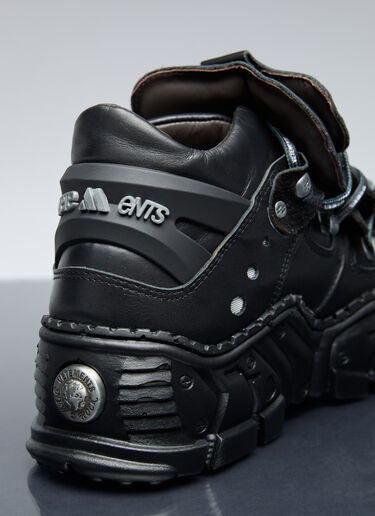 x New Rock Leather Sneakers VETEMENTS x New Rock Leather Sneakers Black vet0156014