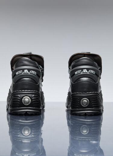 x New Rock Leather Sneakers VETEMENTS x New Rock Leather Sneakers Black vet0156014