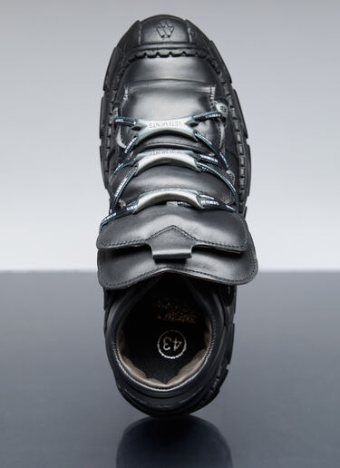 x New Rock Leather Sneakers VETEMENTS x New Rock Leather Sneakers Black vet0156014