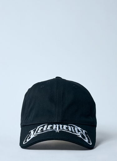 금속 로고 베이스볼 캡 Vetements 금속 로고 베이스볼 캡 블랙 vet0160009