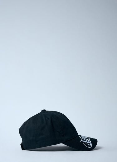 금속 로고 베이스볼 캡 Vetements 금속 로고 베이스볼 캡 블랙 vet0160009