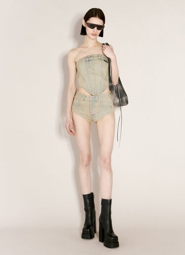 Denim Hot Shorts VETEMENTS Denim Hot Shorts Beige vet0255008
