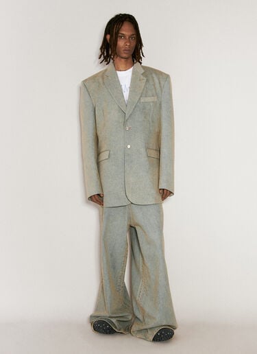 牛仔精裁西装外套 VETEMENTS 牛仔精裁西装外套 蓝色 vet0356001
