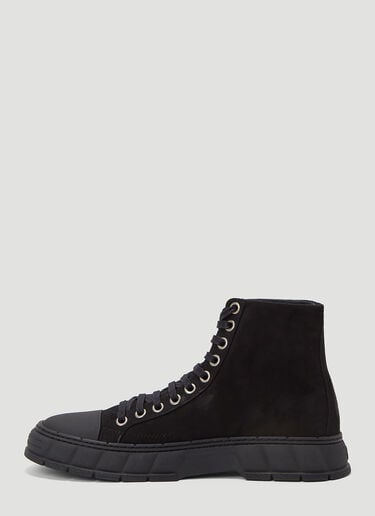 1982 Faux-Suede Sneakers Virón 1982 Faux-Suede Sneakers Black vir0344004