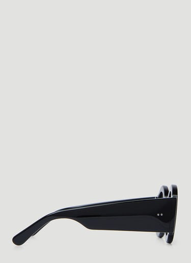 라운드 선글라스 Dries Van Noten 라운드 선글라스 블랙 vns0353003