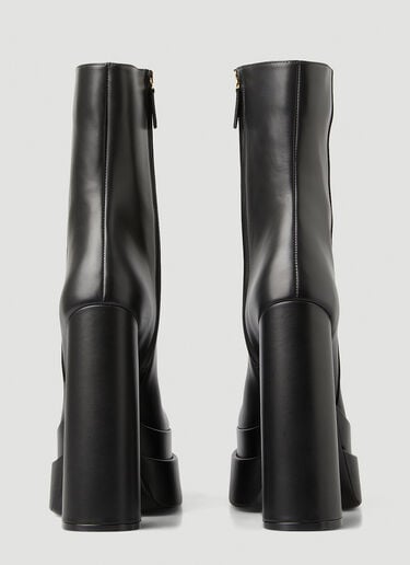 Intrico Platform Boots Versace Intrico Platform Boots Black vrs0249055