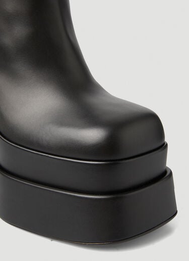 Intrico Platform Boots Versace Intrico Platform Boots Black vrs0249055