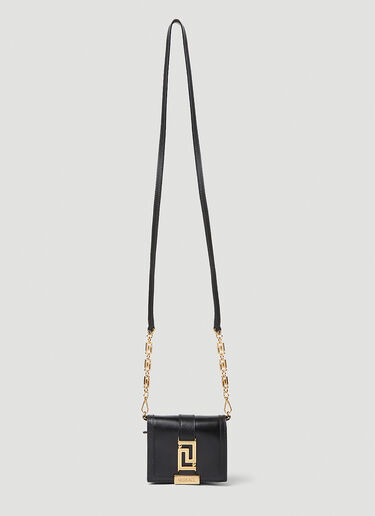 Greca Motif Chain Wallet Versace Greca Motif Chain Wallet Black vrs0251046