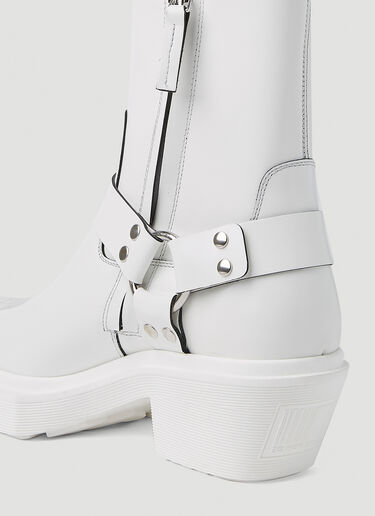 VTMNTS Cowboy Harness 及踝靴 白色 vtm0351011