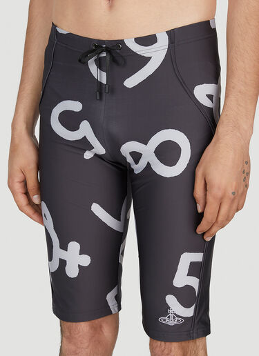Graphic Print Swim Bermudas Vivienne Westwood Graphic Print Swim Bermudas Black vvw0152009