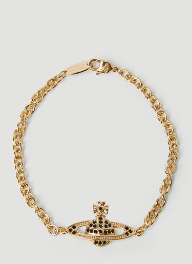 Vivienne Westwood 迷你浅浮雕手链 金色 vvw0152062