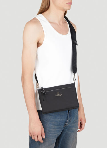 Vivienne Westwood 페니 DB 크로스바디 백 블랙 vvw0153016
