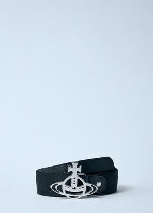 Vivienne Westwood Line Orb Webbing Belt Black vvw0159021