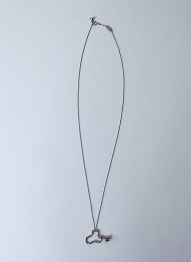 Vivienne Westwood Man. Chuck Pendant Necklace Silver vvw0160019