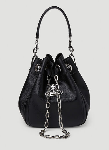 Chrissy Medium Bucket Handbag Vivienne Westwood Chrissy Medium Bucket Handbag Black vvw0249030