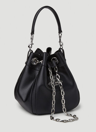 Chrissy Medium Bucket Handbag Vivienne Westwood Chrissy Medium Bucket Handbag Black vvw0249030