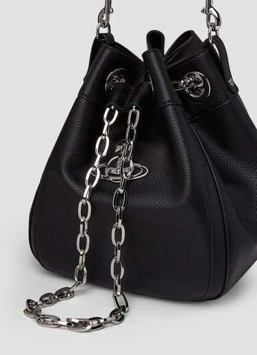 Chrissy Medium Bucket Handbag Vivienne Westwood Chrissy Medium Bucket Handbag Black vvw0249030