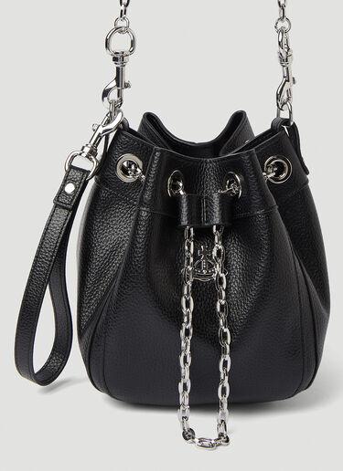Chrissy 小号单肩桶包 Vivienne Westwood Chrissy 小号单肩桶包 黑色 vvw0250147