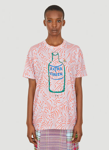 Vivienne Westwood Extra Virgin T 恤 白色 vvw0251022