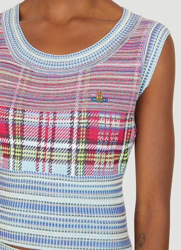 Vivienne Westwood Tartan 上衣 蓝色 vvw0251026