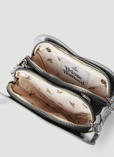 Louise Heart Shoulder Bag Vivienne Westwood Louise Heart Shoulder Bag Silver vvw0251057